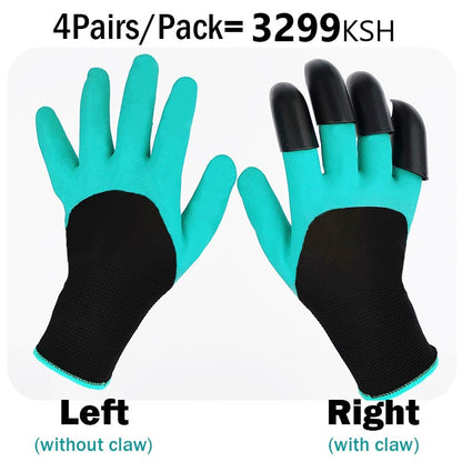 Gardening Claw Protective Gloves【4Pairs/Pack】