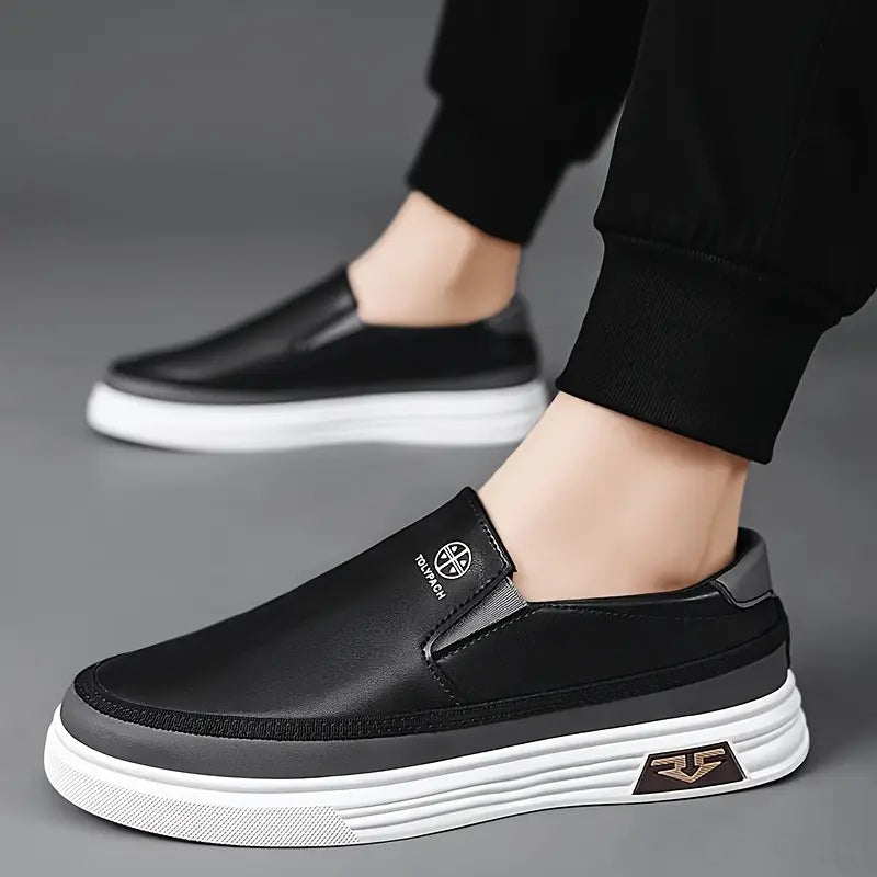 Business & Casual Slip-On Loafers [White Colour]