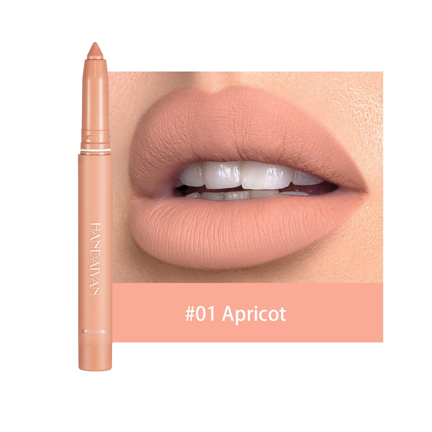 Rotating Sharpenable Matte Lipstick Pencils