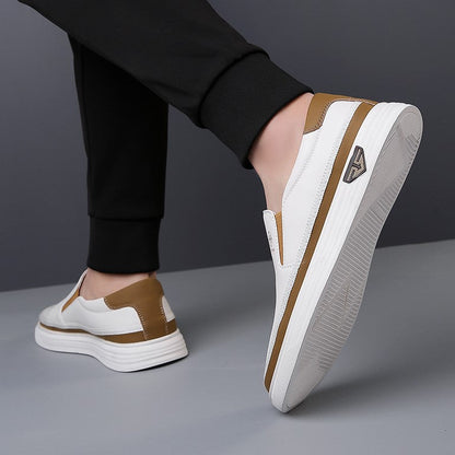 Business & Casual Slip-On Loafers [White Colour]