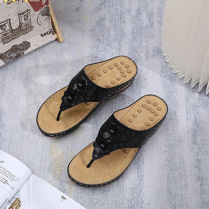 Women's Massage Wedge Silde Sandals