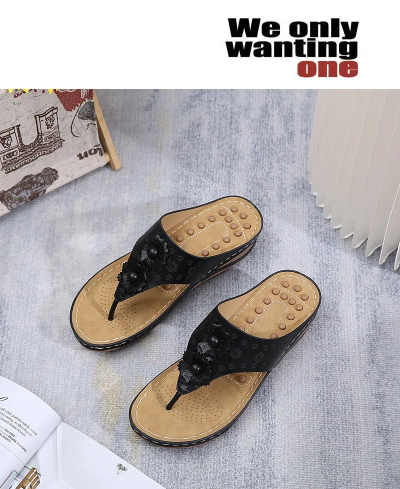 Women's Massage Wedge Silde Sandals