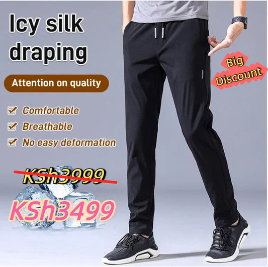 Men's Icy Silk Casual Pants