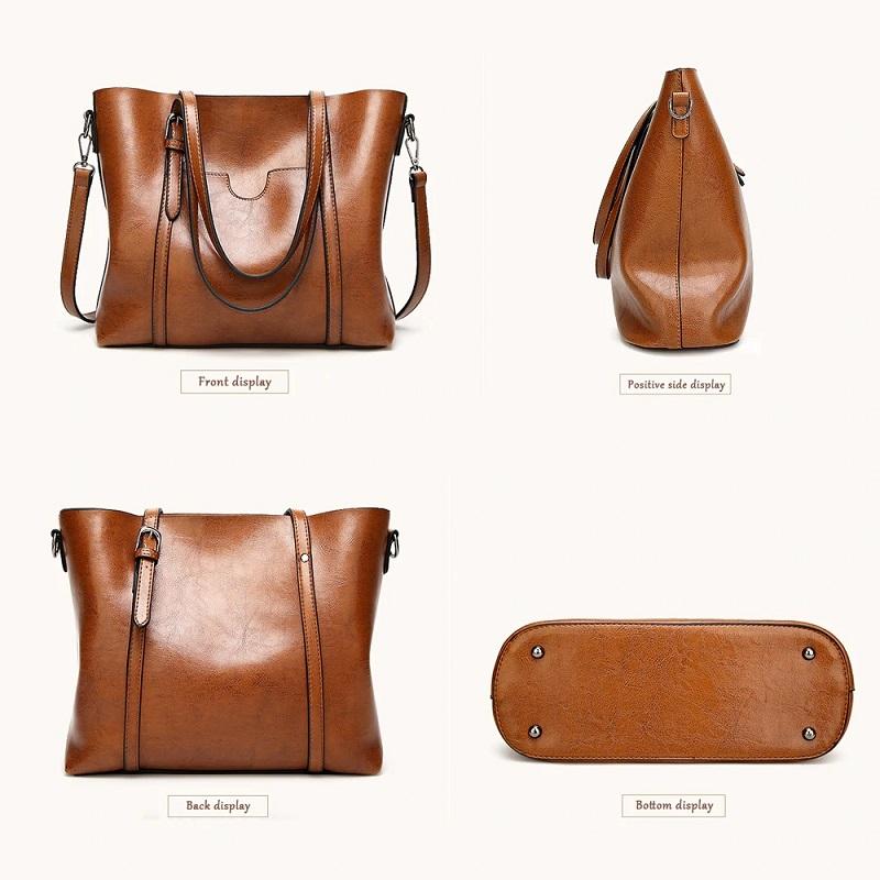 Large Capacity Leather Handbag【Time Limited Offer 3999Ksh】