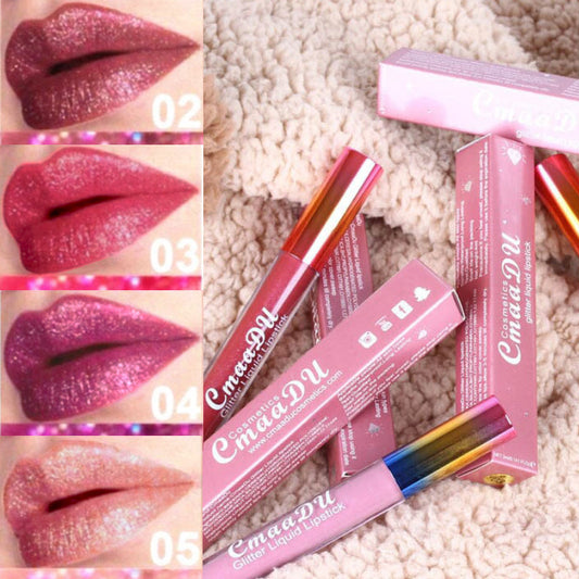 Glitter Lip Gloss【4 colors/Pack】