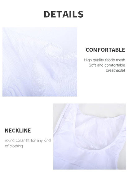 Men's Slimming Body Shaper Vest Shirt Abs Abdomen Slim【White Color】